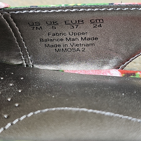 Life Stride Soft System Mimosa 2 Slingback Open Toe Women's Floral Sandals - Picture 7 of 11